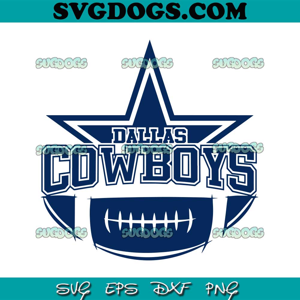 Dallas Cowboys Football SVG