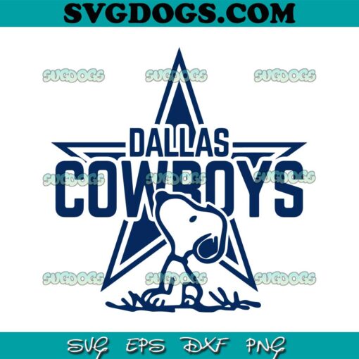 Dallas Cowboys Snoopy SVG, Cowboys SVG PNG DXF EPS