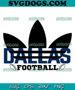 Dallas Football Adidas Logo SVG, Dallas Cowboys SVG PNG DXF EPS