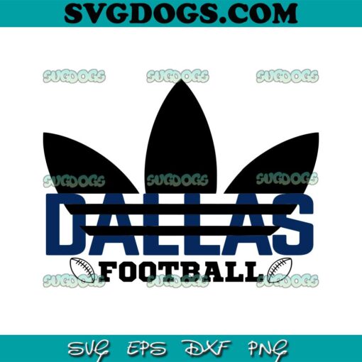 Dallas Football Adidas Logo SVG, Dallas Cowboys SVG PNG DXF EPS