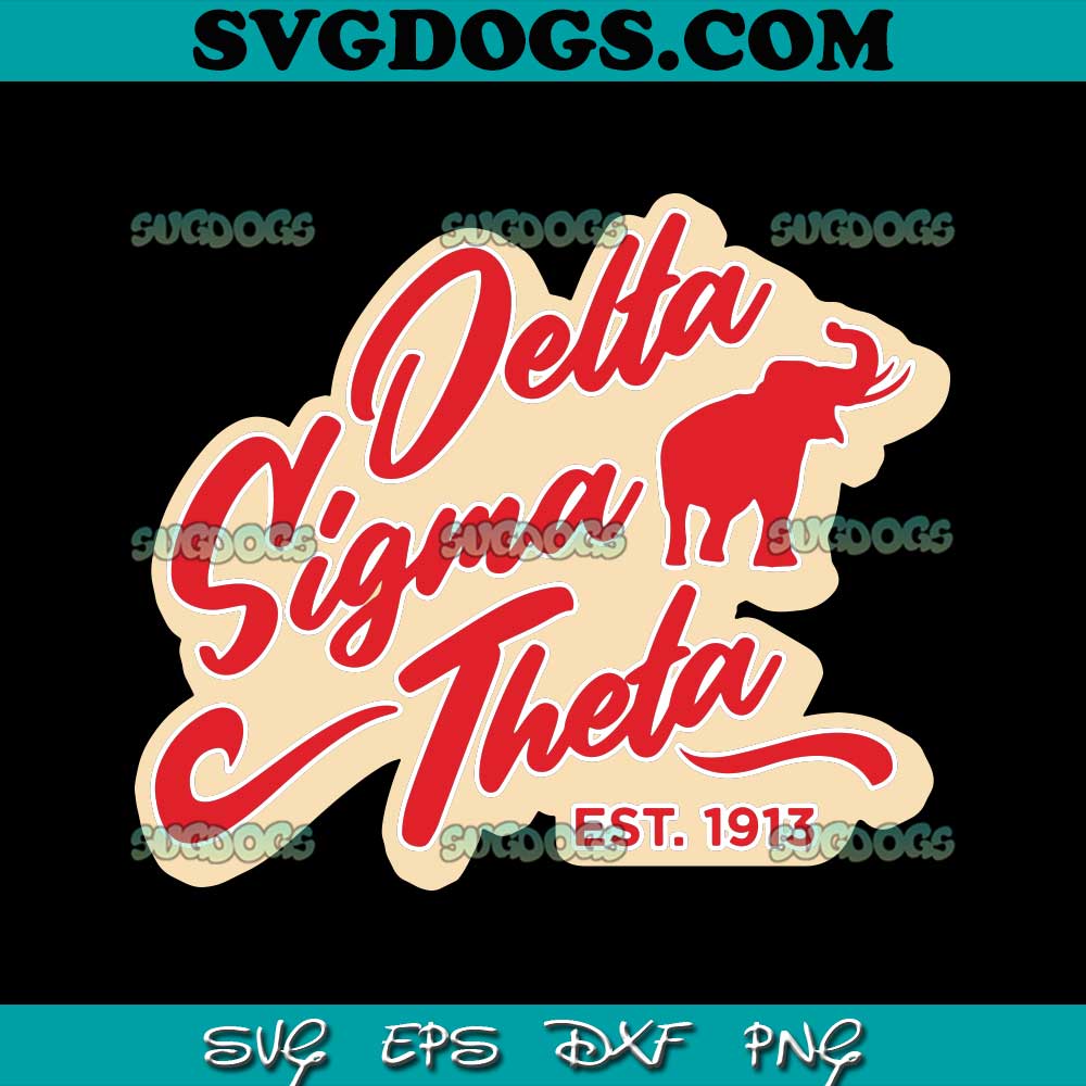 Delta Sigma Theta Sorority Paraphernalia SVG