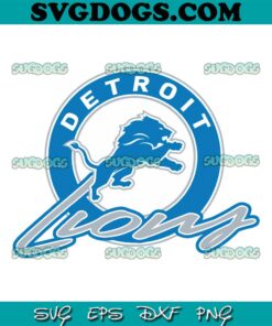 Detroit Lions Football Logo SVG PNG EPS DXF