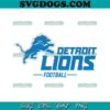 Detroit Lions Skyline Football SVG, Detroit Lions SVG PNG EPS DXF