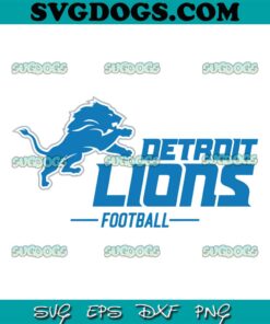 Detroit Lions Football SVG PNG EPS DXF