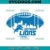 Detroit Lions Football Logo SVG PNG EPS DXF