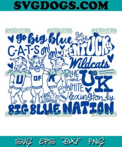 Distressed Kentucky Wildcats SVG, Wildcats University of Kentucky SVG PNG EPS DXF