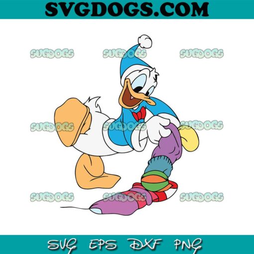 Donal Duck Christmas Stockings SVG PNG EPS DXF