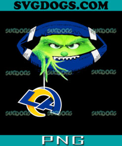 Ew People The Grinch Hold Los Angeles Rams PNG, Christmas Los Angeles Rams PNG