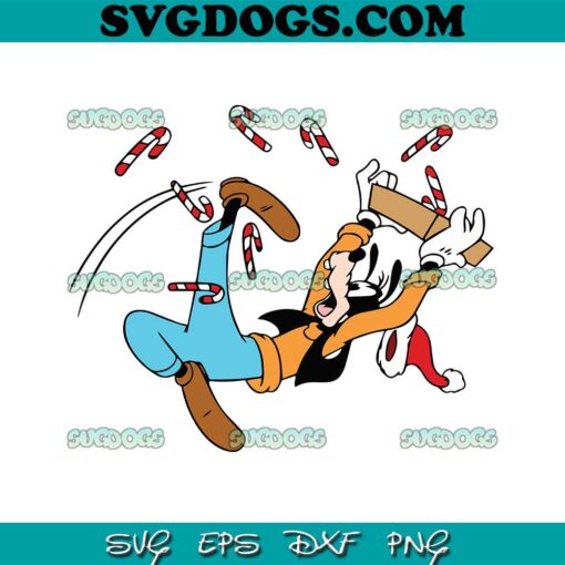 Goofy Christmas Candy SVG, Disney Christmas SVG PNG EPS DXF