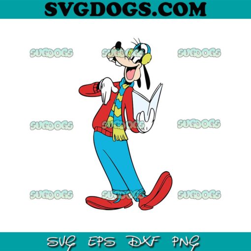 Goofy Dog Christmas SVG PNG EPS DXF