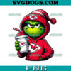 NFL Grinch Kansas City Chiefs PNG, Chiefs Christmas PNG