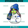 Grinch Girl Kansas City Chiefs PNG, Grinch Coffee Christmas PNG, Christmas Kansas City Chiefs PNG