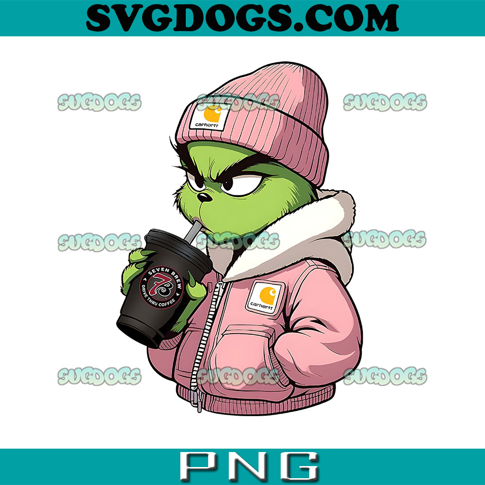 Grinch Seven Brew Coffee PNG, 7 Brew Coffee PNG, Grinch Christmas PNG Grinch Seven Brew Coffee PNG, 7 Brew Coffee PNG, Grinch Christmas PNG