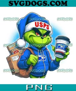 Grinch Shipping USPS PNG, Grinch Usps Merry christmas PNG