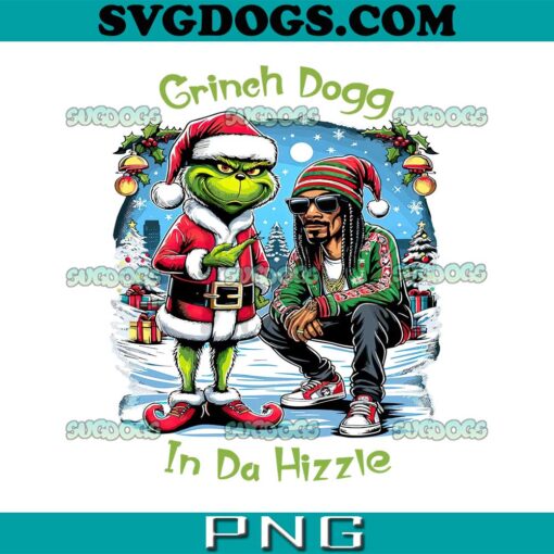 Grinch Snoop Dogg Christmas PNG Shirt