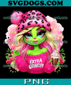Grinchmas Boojee PNG, Pink Grinch PNG, Extra Grinch PNG