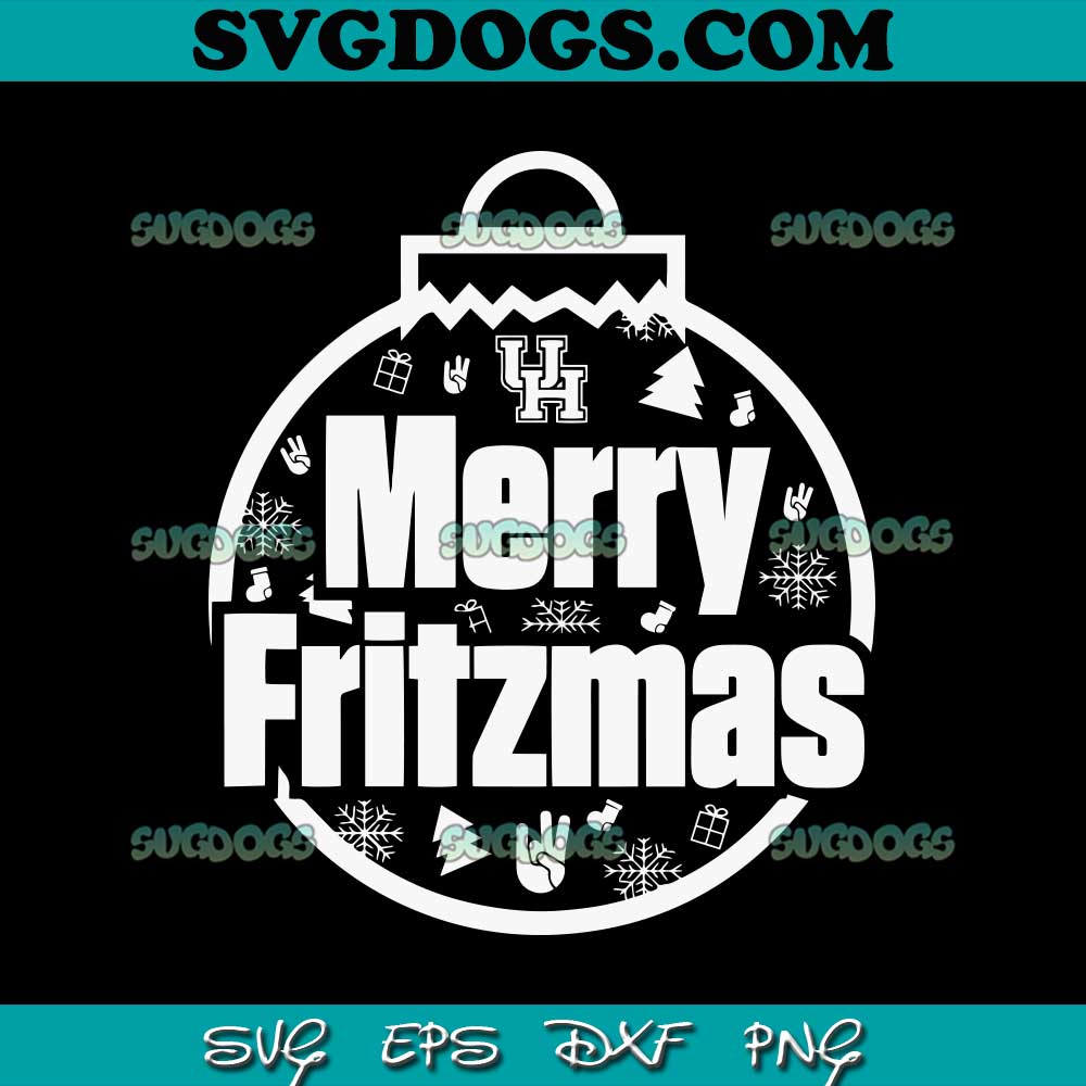 Houston Cougars Merry Fritzmas SVG PNG EPS DXF Houston Cougars Merry Fritzmas SVG PNG EPS DXF