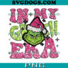 Grinch Merry Bikermas PNG, Grinch Santa Christmas PNG