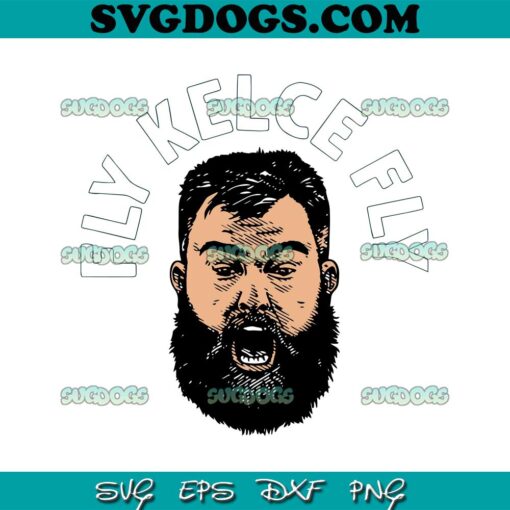 Jascon Fly Kelce Fly SVG, Philadelphia Eagles Football SVG PNG EPS DXF