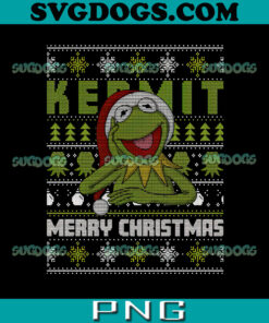 Kermit Merry Christmas PNG, Kermit The Frog PNG