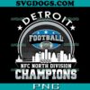 Lions NFC North Champion 2023 PNG, Lions Nfc North Champion PNG