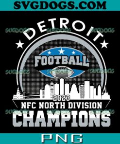 Lions Nfc North Champion PNG, Lions NFC North Champion 2023 PNG