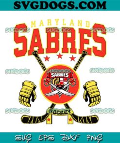 Maryland Sabres SVG, Hockey SVG PNG DXF EPS