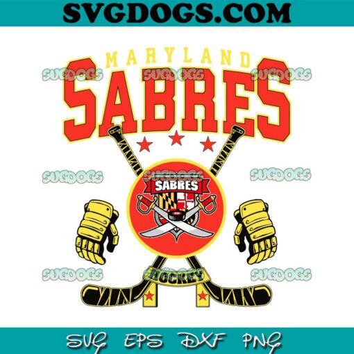 Maryland Sabres SVG, Hockey SVG PNG DXF EPS