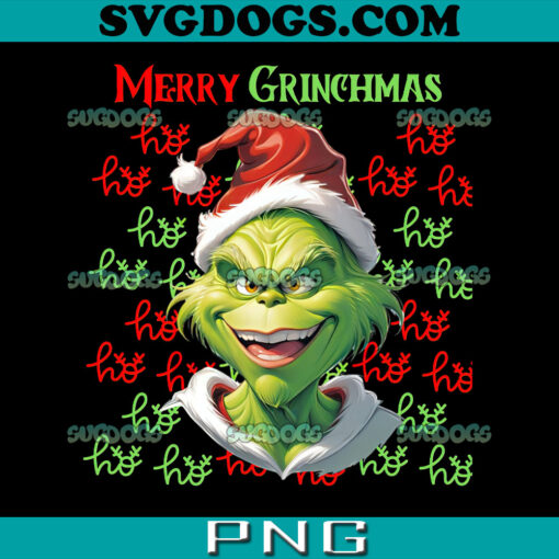 Mery Grinchmas PNG, Grinch Santa PNG