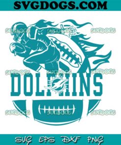 Miami Dolphins 1965 Player Football SVG, Miami Dolphins SVG PNG DXF EPS