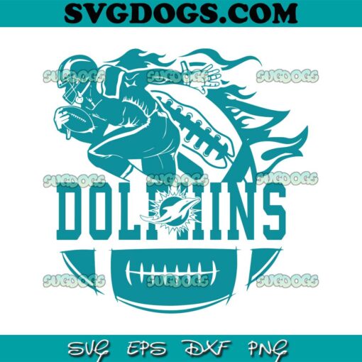 Miami Dolphins 1965 Player Football SVG, Miami Dolphins SVG PNG DXF EPS