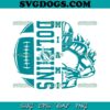 Miami Dolphins Skyline Football Names SVG, Dolphins SVG PNG EPS DXF