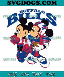 Mickey And Minnie Mouse Buffalo Bills SVG, Buffalo Bills SVG, Disney Christmas SVG PNG EPS DXF