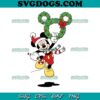 Mickey Christmas Stockings SVG, Mickey Santa SVG PNG EPS DXF