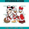 Mickey Christmas Stockings SVG, Mickey Santa SVG PNG EPS DXF