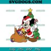 Mickey Giving Minnie A Gift SVG, Disney Merry Christmas SVG PNG EPS DXF