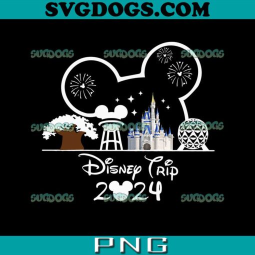 Mickey Mouse Disney Trip 2024 PNG