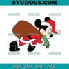 Santa Donald Duck SVG, Donald Christmas SVG PNG EPS DXF