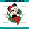 Mickey Mouse Santa Claus SVG, Christmas Mickey SVG PNG EPS DXF