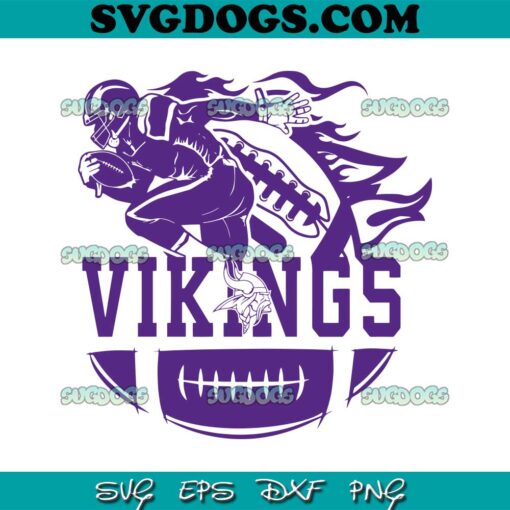 Minnesota Vikings 1961 Player Football SVG, Minnesota Vikings SVG PNG DXF EPS