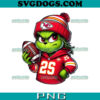 Grinch San Francisco Football PNG, 49ers Christmas PNG