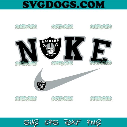 Nike Logo Las Vegas Raiders SVG, Las Vegas Raiders SVG PNG DXF EPS