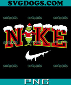 Nike Santa Grinch PNG, Merry Christmas PNG
