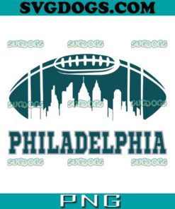 Philadelphia Eagles 1933 Football Skyline SVG, Philadelphia Eagles SVG PNG EPS DXF