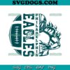 Philadelphia Eagles Skyline Football Names SVG, Eagles SVG PNG EPS DXF