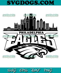 Philadelphia Eagles Skyline SVG, Philadelphia Eagles Football SVG PNG DXF EPS