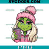Leopard Lady Grinch PNG, Santa Grinch PNG, Grinch Girl Coffee PNG