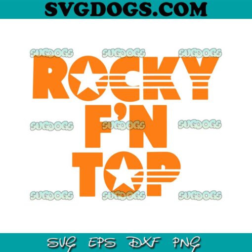 Rocky Fn Top SVG, Tennessee Volunteers SVG PNG EPS DXF