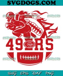 San Francisco 49ers Player Football SVG, 49ers SVG PNG DXF EPS