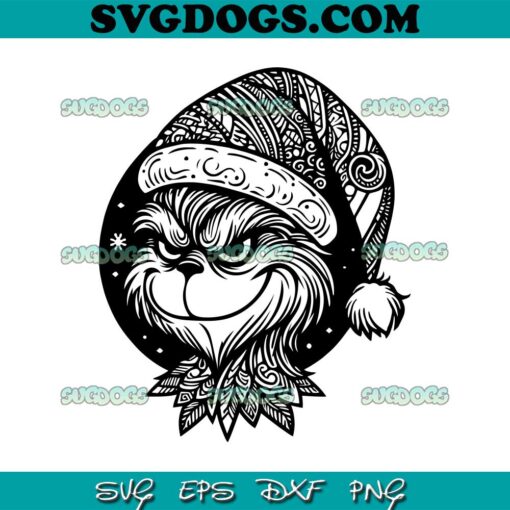 Santa Grumpy SVG, Grumpy SVG, Christmas Grumpy SVG PNG EPS DXF